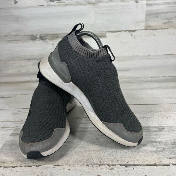 Adidas Womens Rapidarun Slip On Running Sneakers Athletic Shoes Gray Size 6.5 - Picture 6 of 8